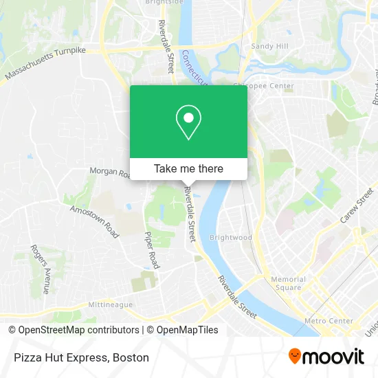 Pizza Hut Express map