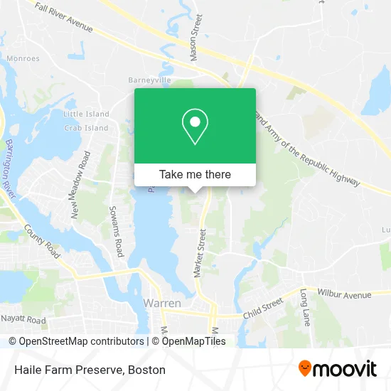 Haile Farm Preserve map