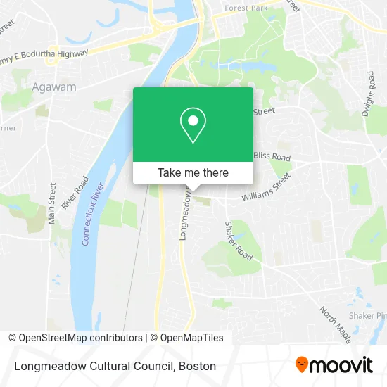 Longmeadow Cultural Council map