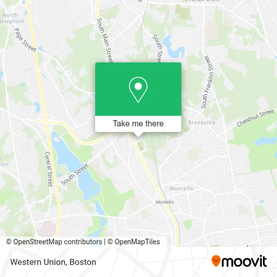 Western Union map