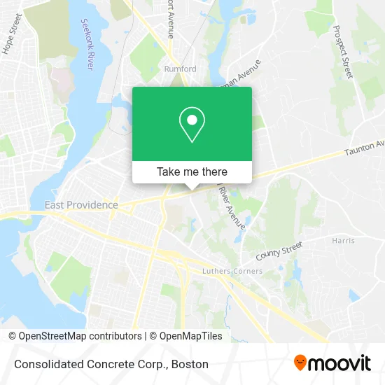 Consolidated Concrete Corp. map