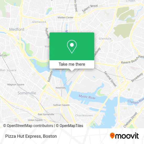 Pizza Hut Express map