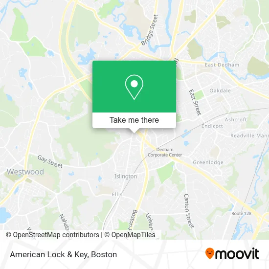 American Lock & Key map