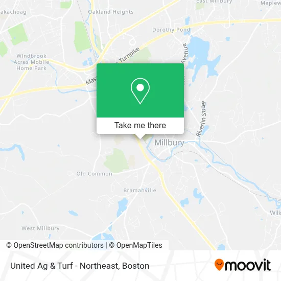 United Ag & Turf - Northeast map