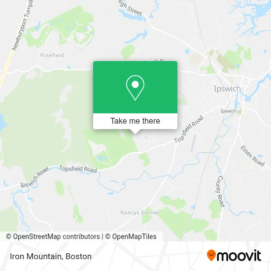 Iron Mountain map