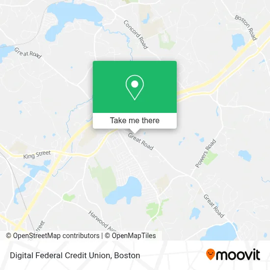 Digital Federal Credit Union map
