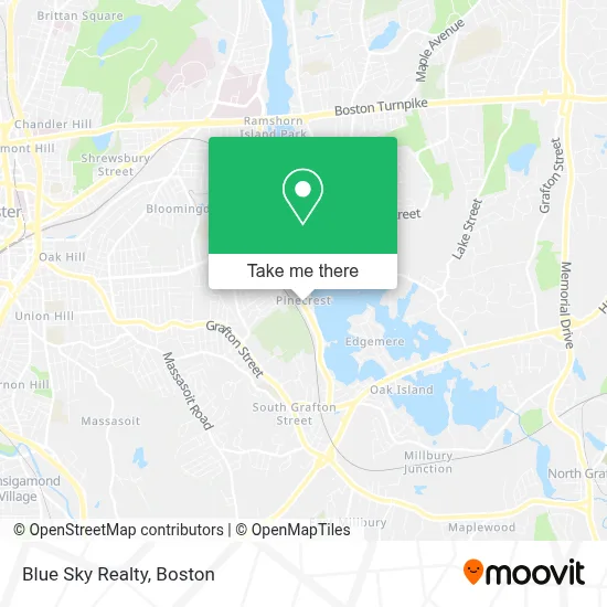 Blue Sky Realty map