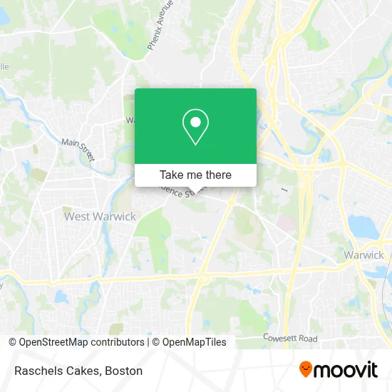 Raschels Cakes map