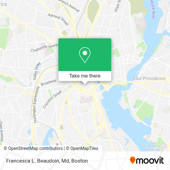 Francesca L. Beaudoin, Md map