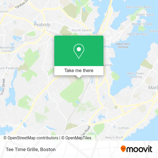 Tee Time Grille map