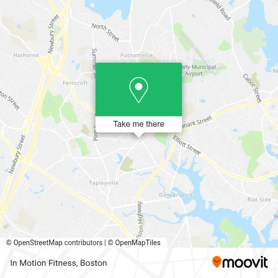 In Motion Fitness map