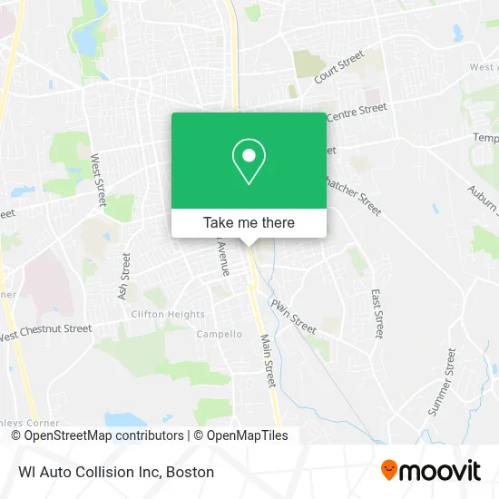 Wl Auto Collision Inc map