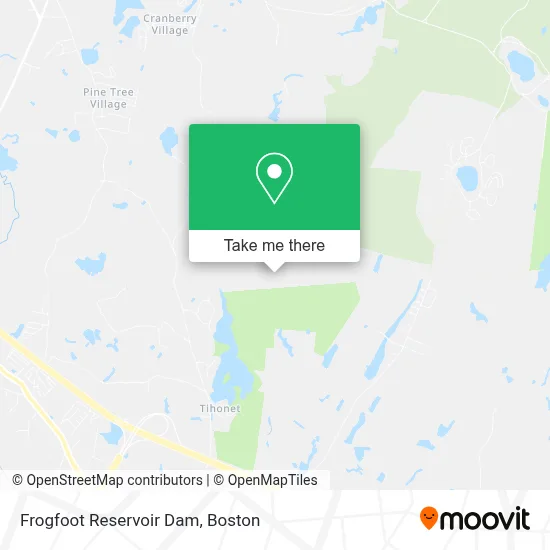 Frogfoot Reservoir Dam map