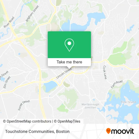 Touchstone Communities map