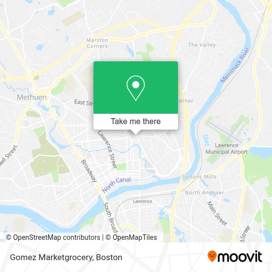 Gomez Marketgrocery map