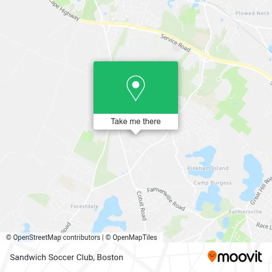 Sandwich Soccer Club map