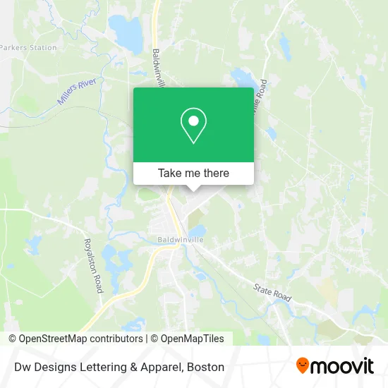 Dw Designs Lettering & Apparel map