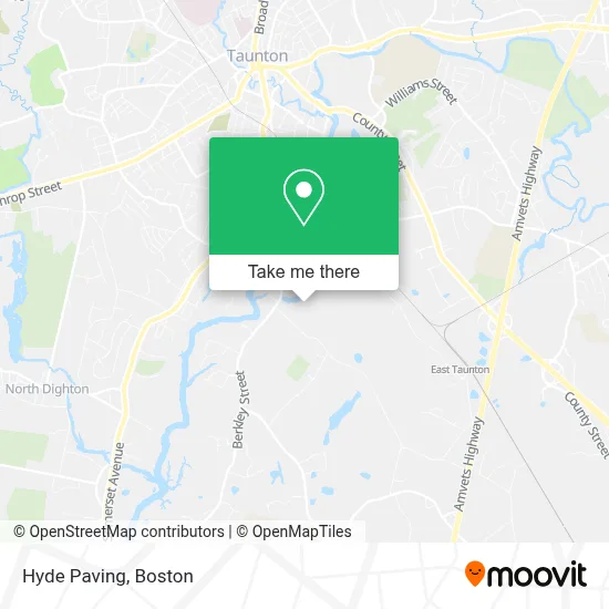 Hyde Paving map