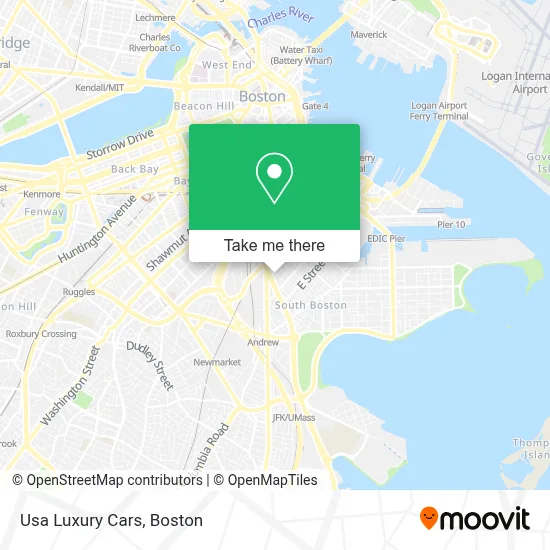 Usa Luxury Cars map