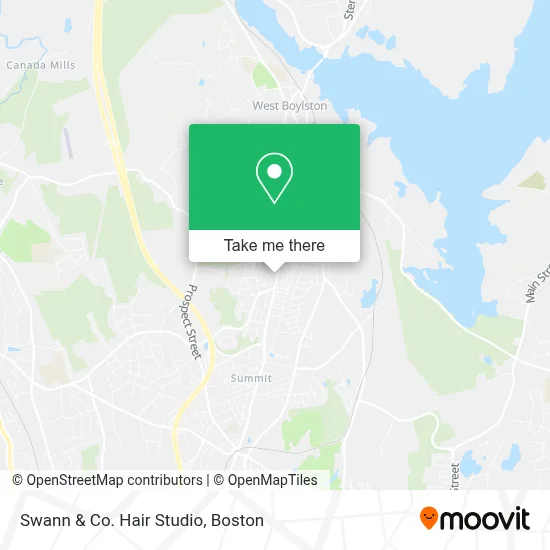 Swann & Co. Hair Studio map