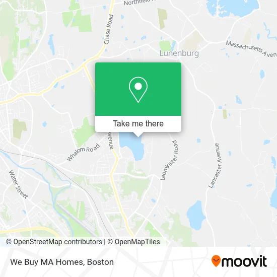 We Buy MA Homes map
