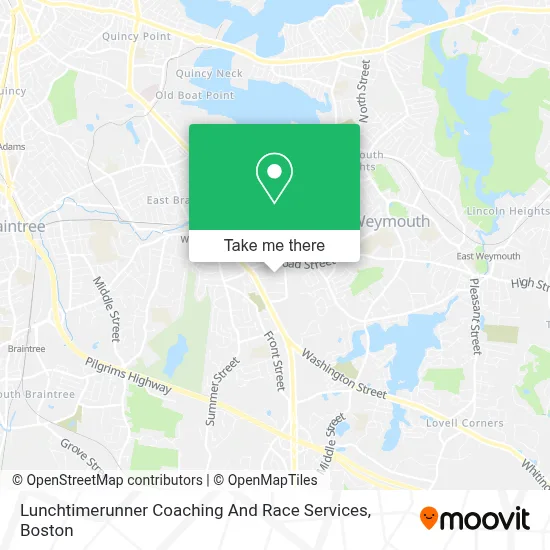 Lunchtimerunner Coaching And Race Services map
