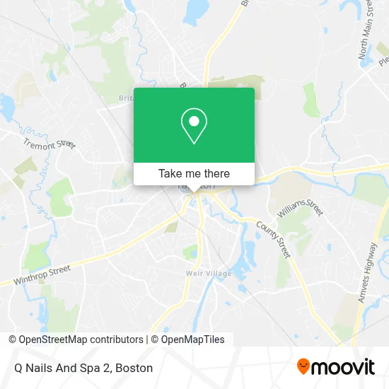 Q Nails And Spa 2 map