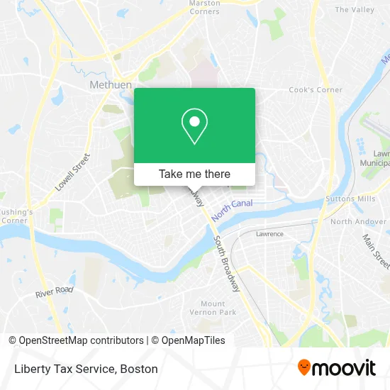 Liberty Tax Service map