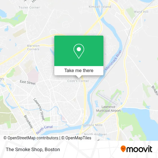 The Smoke Shop map