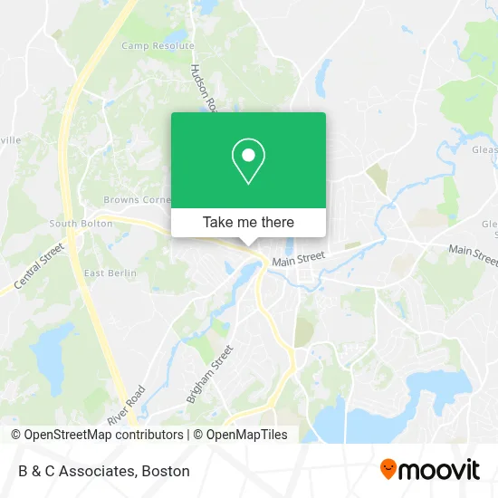 B & C Associates map