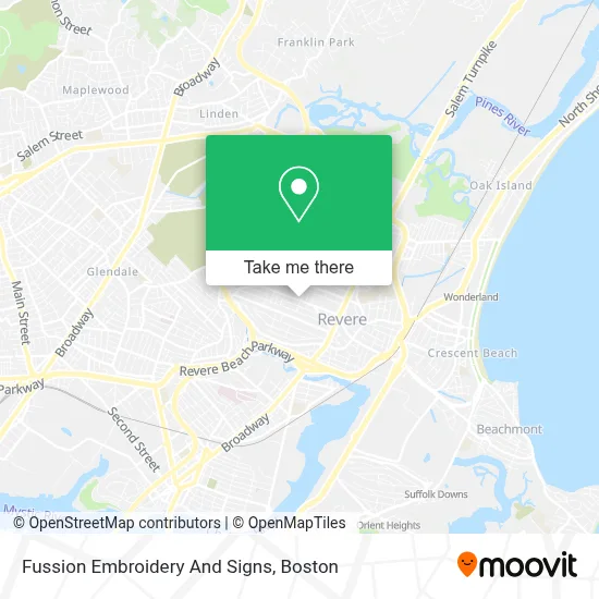 Fussion Embroidery And Signs map