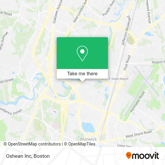 Oshean Inc map