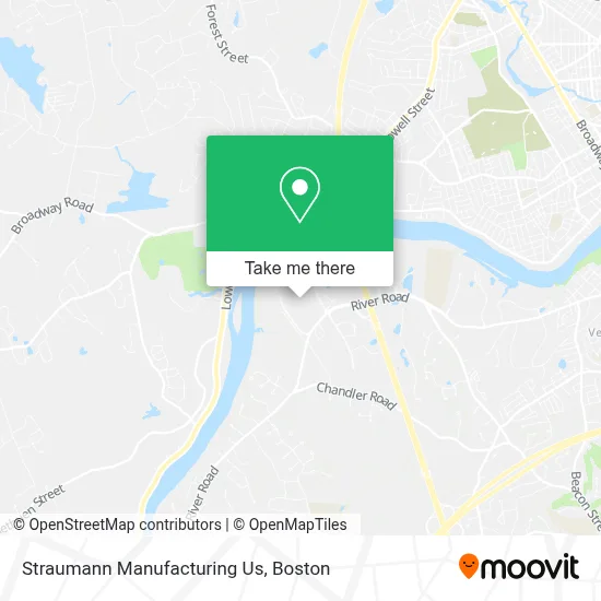 Straumann Manufacturing Us map