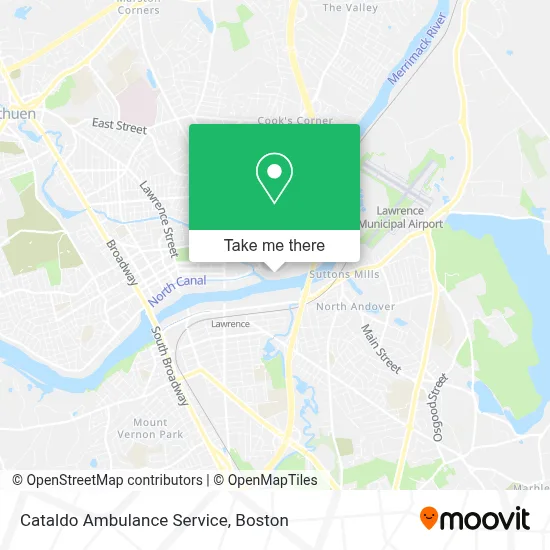 Cataldo Ambulance Service map