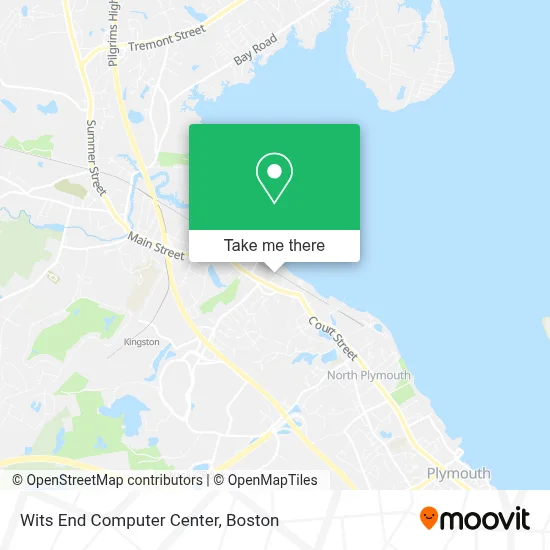 Wits End Computer Center map