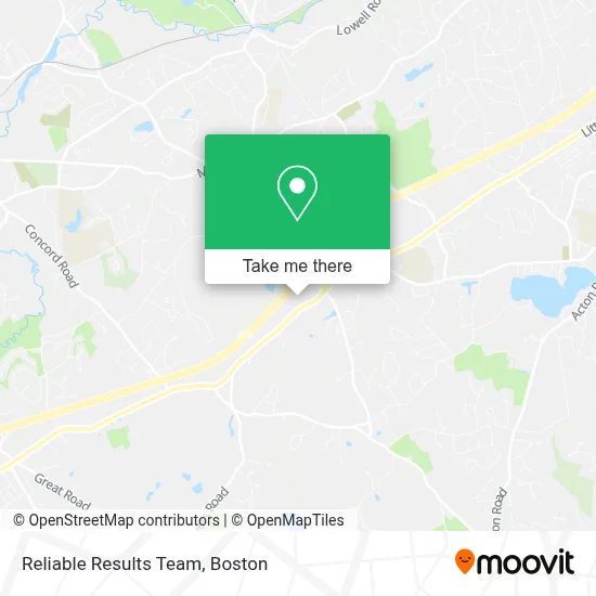 Reliable Results Team map