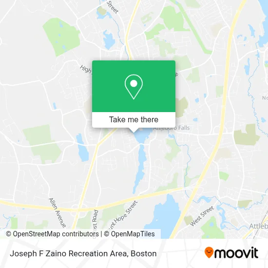 Joseph F Zaino Recreation Area map