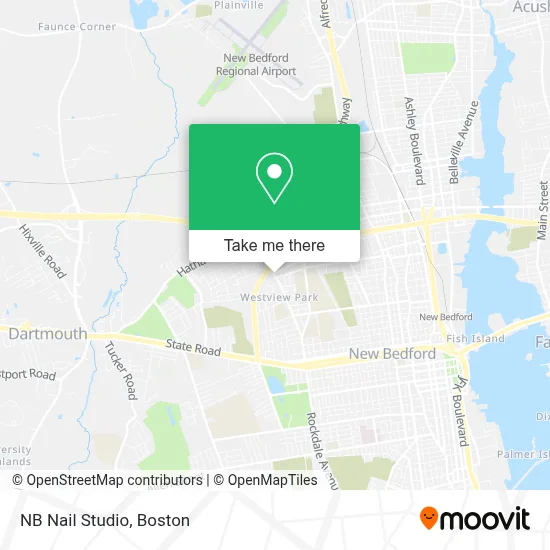 NB Nail Studio map