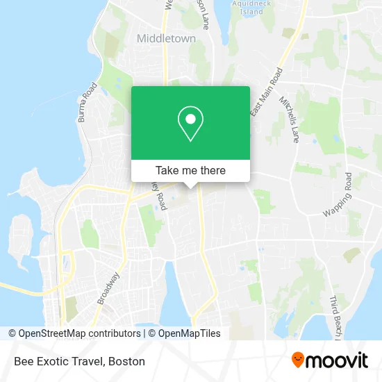 Bee Exotic Travel map