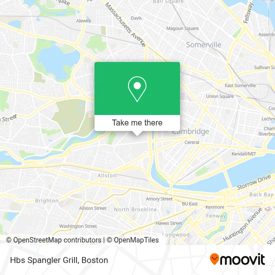 Hbs Spangler Grill map