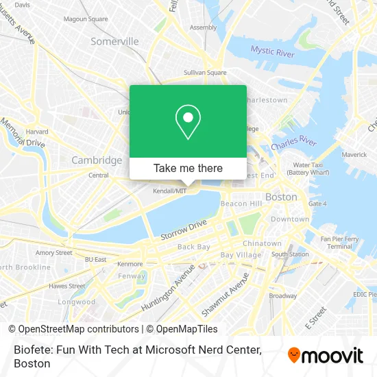 Biofete: Fun With Tech at Microsoft Nerd Center map