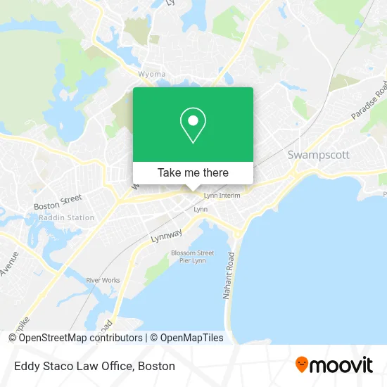 Eddy Staco Law Office map