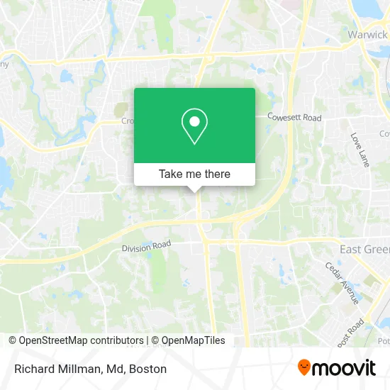 Richard Millman, Md map