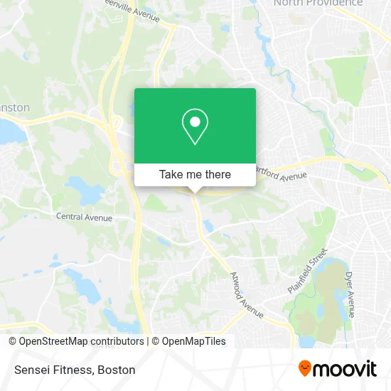 Sensei Fitness map