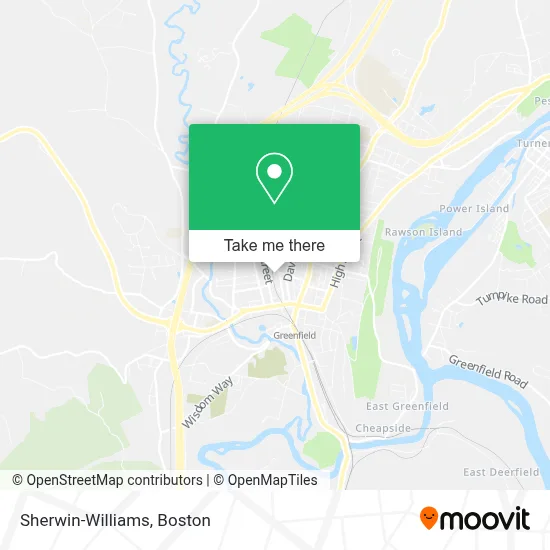 Sherwin-Williams map