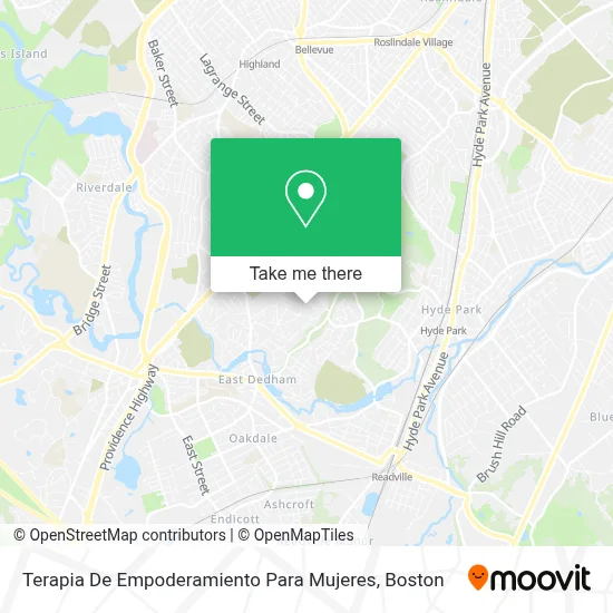 Terapia De Empoderamiento Para Mujeres map