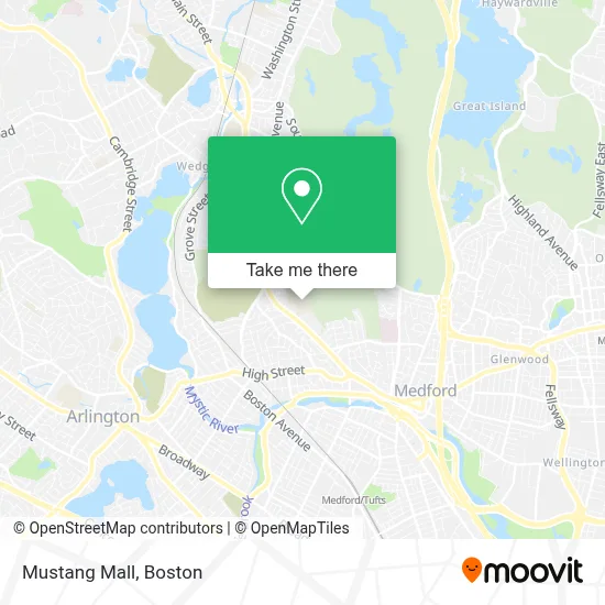 Mustang Mall map