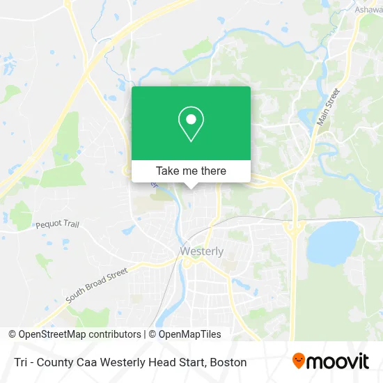 Tri - County Caa Westerly Head Start map