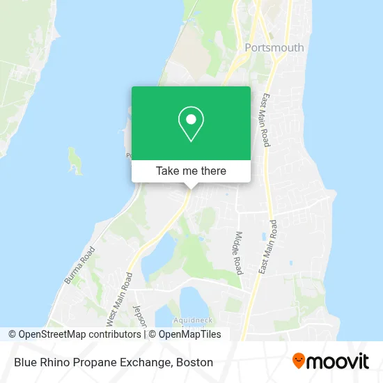 Blue Rhino Propane Exchange map