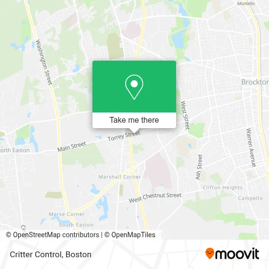 Critter Control map